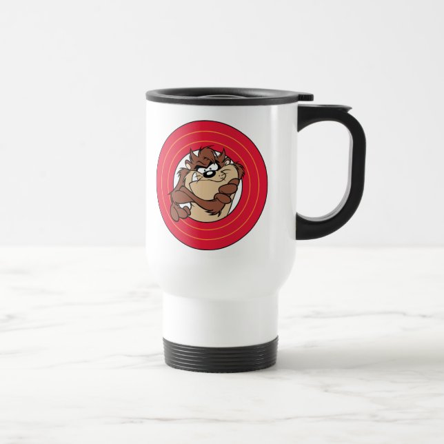 Mug De Voyage TAZ™ à travers les cercles LOONEY TUNES™ (Droite)