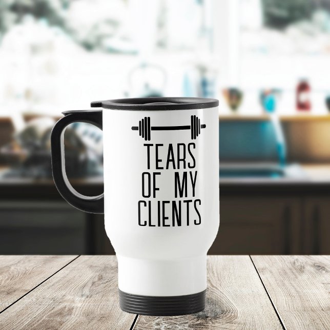 Mug De Voyage Tears of My Clients Personal Trainer Canards Cadea (Créateur téléchargé)