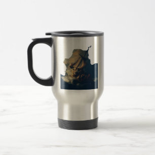 Mug De Voyage Tempête sur la mer de Galilée par Rembrandt Art