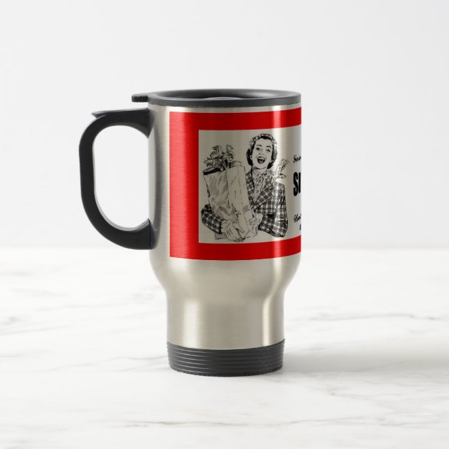 Mug De Voyage temps de café de mamans (Gauche)