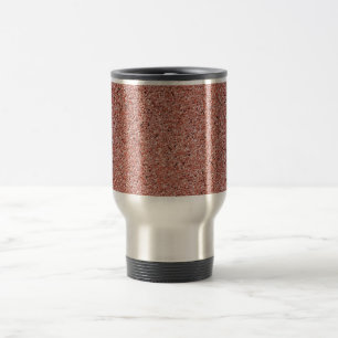 Mug De Voyage Tendance Cool en marbre rouge texture pierre