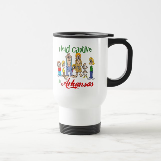 Mug De Voyage Tenu captif en Arkansas (Droite)