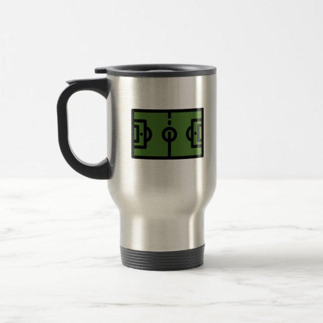 Mug De Voyage terrain de football (Gauche)