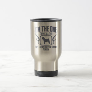 Mug De Voyage Terrier blond comme les blés doucement enduit