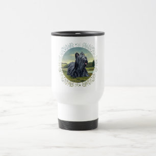 Mug de voyage Terrier Skye en paysage