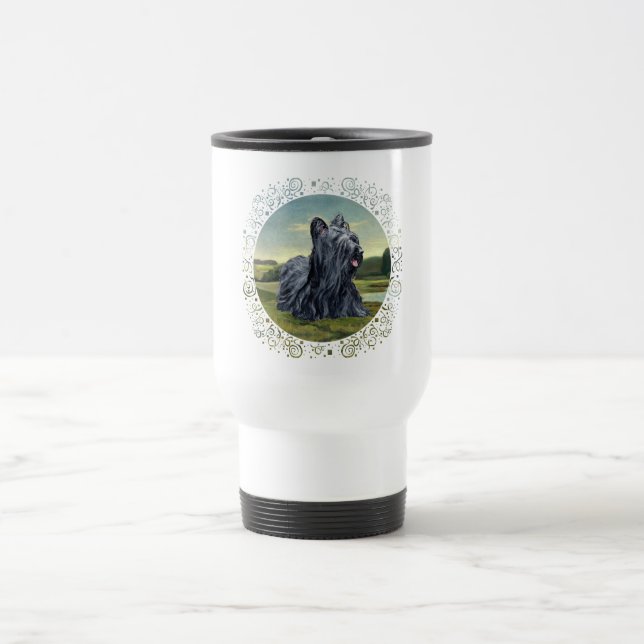 Mug de voyage Terrier Skye en paysage (Centre)
