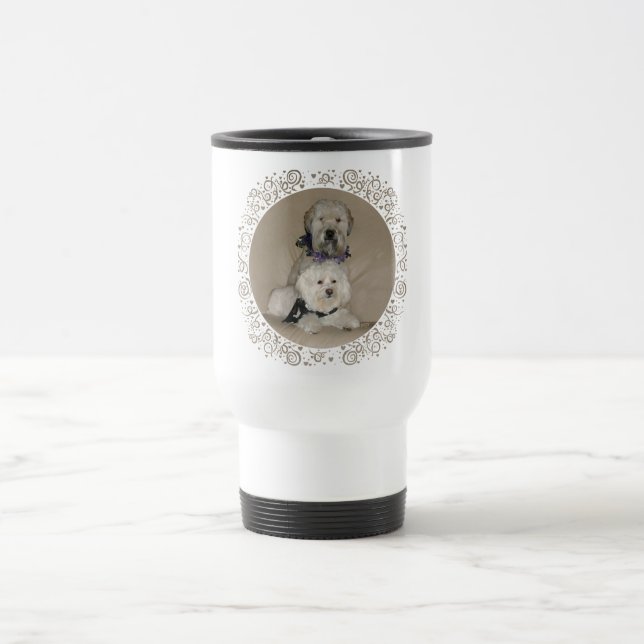 Mug De Voyage Terrier Wheaten et Havanais (Centre)
