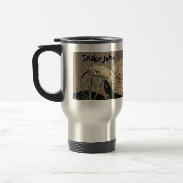 Mug De Voyage Tête de serpent à sonnette des prairies R8 (Gauche)