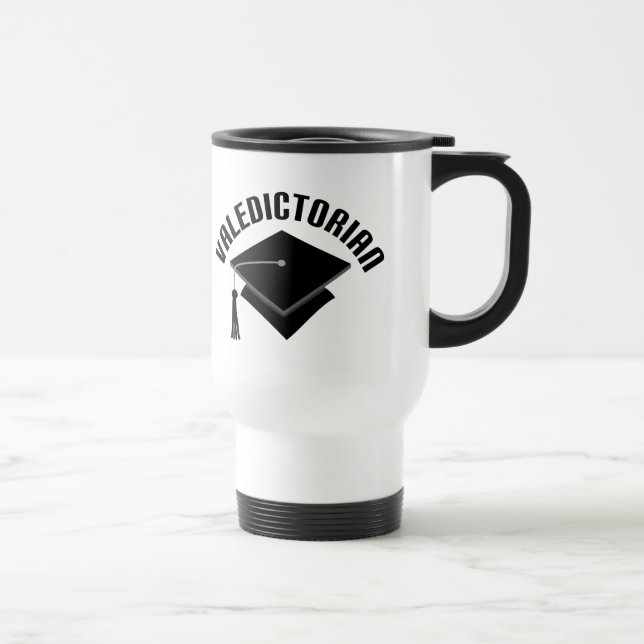 Mug De Voyage Tête d'écarté de casquette d'obtention du diplôme (Droite)