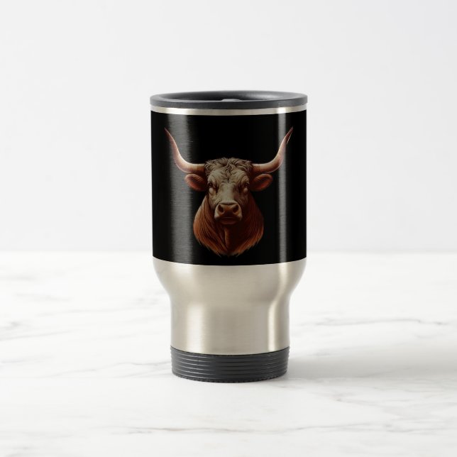 Mug De Voyage Texas Longhorn (Centre)