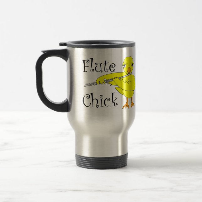 Mug De Voyage Texte de sélection de fluides (Gauche)