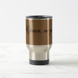 Mug De Voyage Texte personnalisé motivation pour le gym Et M