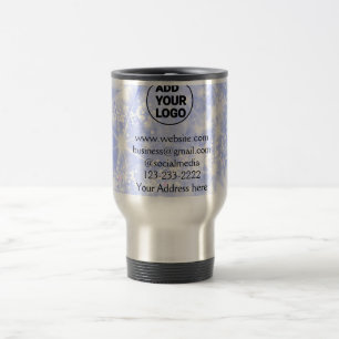 Mug De Voyage texte simple minimal ajoutez votre logo/dessin ici
