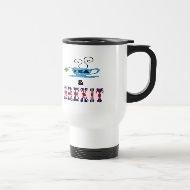 Mug De Voyage Thé et Brexit (Droite)
