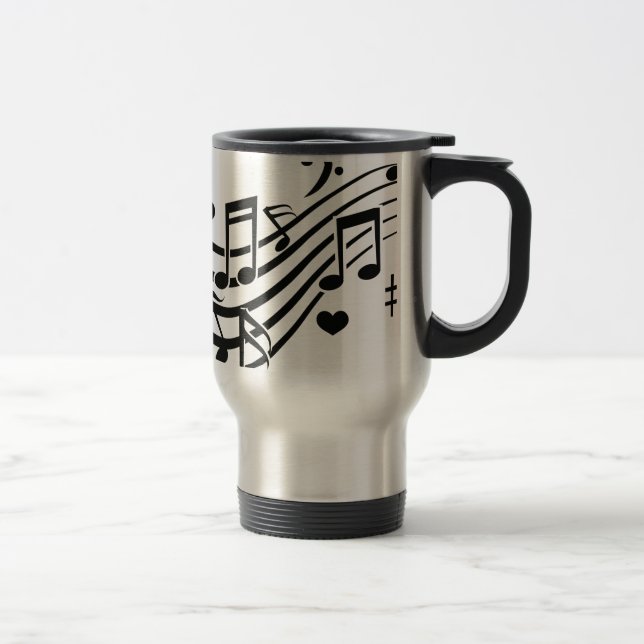Mug De Voyage Thème de musique (Droit)