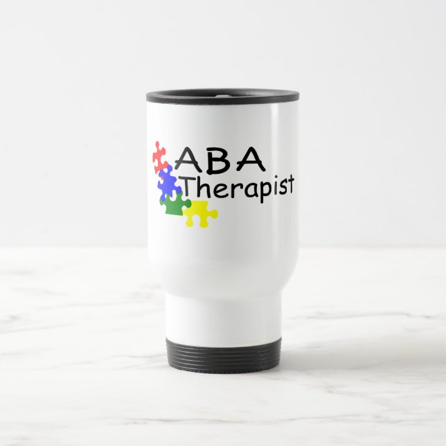 Mug De Voyage Thérapeute d'aba (4 pp) (Centre)