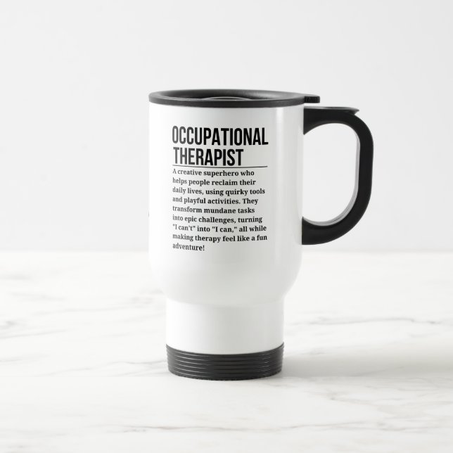 Mug De Voyage Thérapiste (Droite)