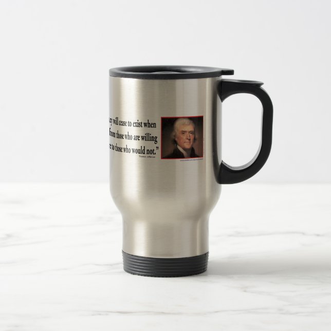 Mug De Voyage Thomas Jefferson (Droit)