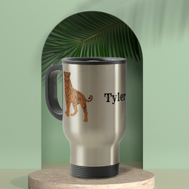 Mug De Voyage Tiger personnalisé (Créateur téléchargé)