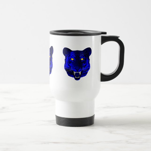 Mug De Voyage Tigre bleu (Droite)