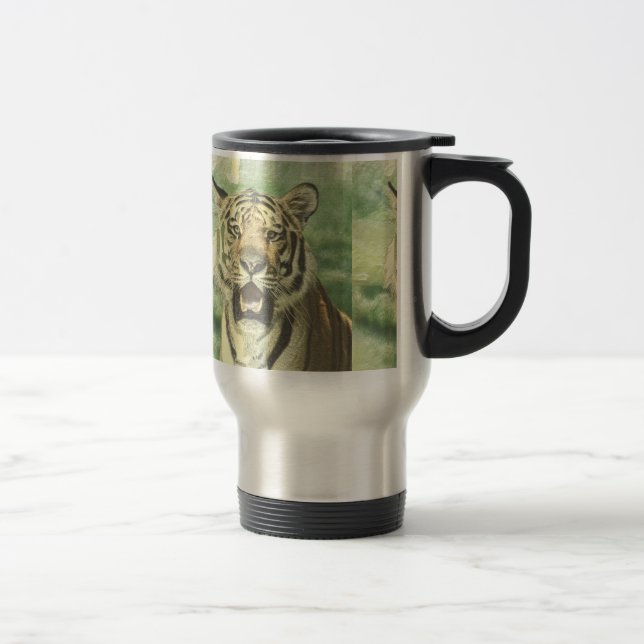 Mug De Voyage tigre métallique (Droit)