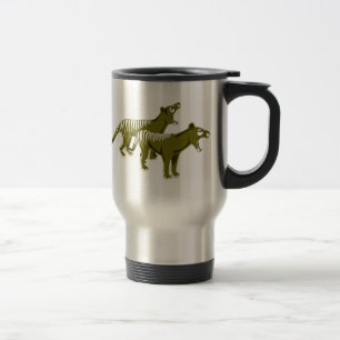 Mug De Voyage Tigre tasmanien de Thylacine