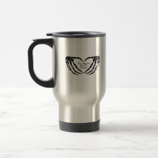 Mug De Voyage Til Death - Skeleton Heart Hands