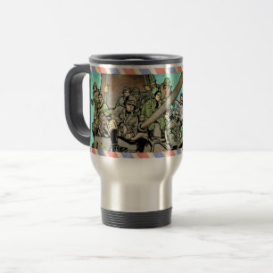 Mug De Voyage Time Grunts se déplace