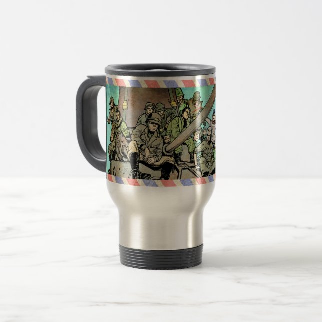 Mug De Voyage Time Grunts se déplace (Devant gauche)
