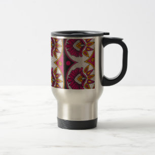 Mug De Voyage Tissu africain coloré Motif Art Print