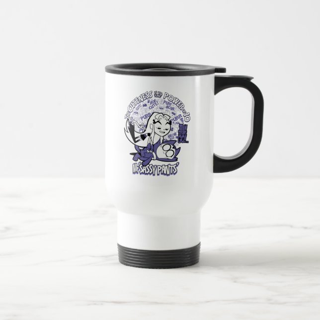 Mug De Voyage Titans Ados, allez ! | Starfire & Mr Sassy Pants (Droite)