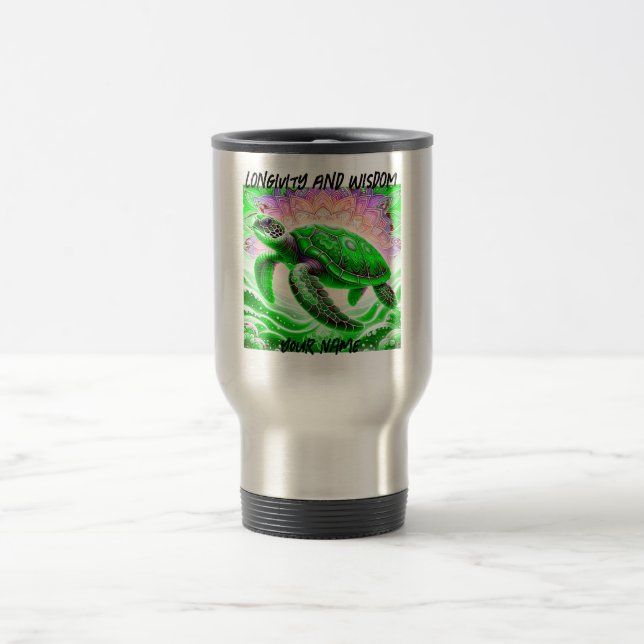 Mug De Voyage Tortue de mer (Centre)