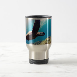 Mug De Voyage Tortue verte d'Hawaii