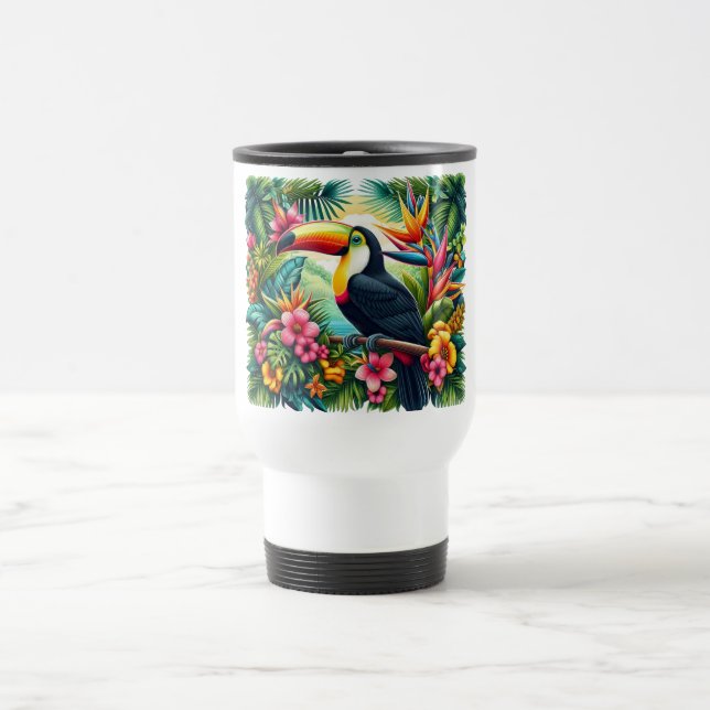 Mug De Voyage Toucan oiseau tropical/jungle  Brésil (Centre)