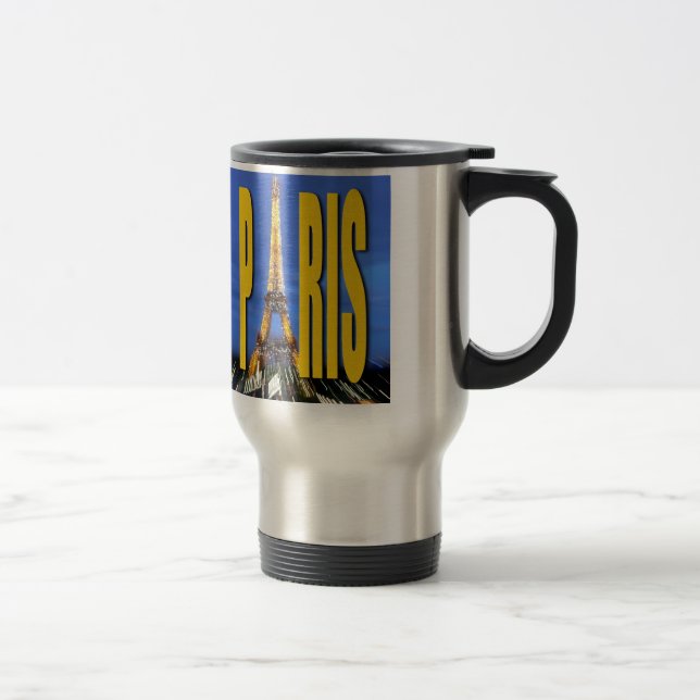Mug De Voyage Tour Eiffel Paris France (Droit)