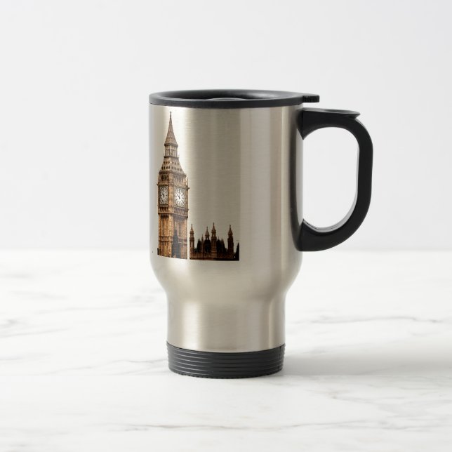 Mug De Voyage Tour Sepia Big Ben (Droit)