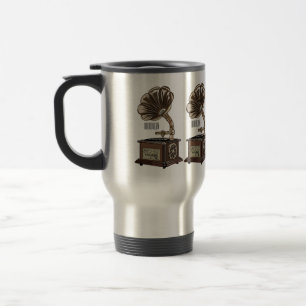 Mug De Voyage Tourne-disque dessin animé