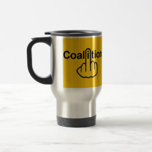 Mug De Voyage Tourner la coalition de retournement d'oiseaux de 