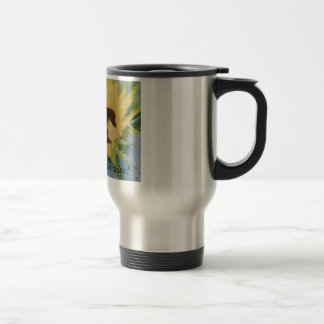 Mug De Voyage tournesol simple, soleil bonjour !