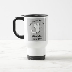 Mug De Voyage Tournoi de golf moderne de se mettre en retraite