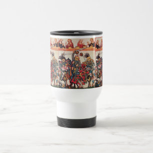 MUG DE VOYAGE TOURNOI MÉDIÉVAL, COMBATTRE DES CHEVALIERS ET DES