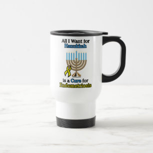 Mug De Voyage Tout Ce Que Je Veux Pour Hanoukka...Endometriose