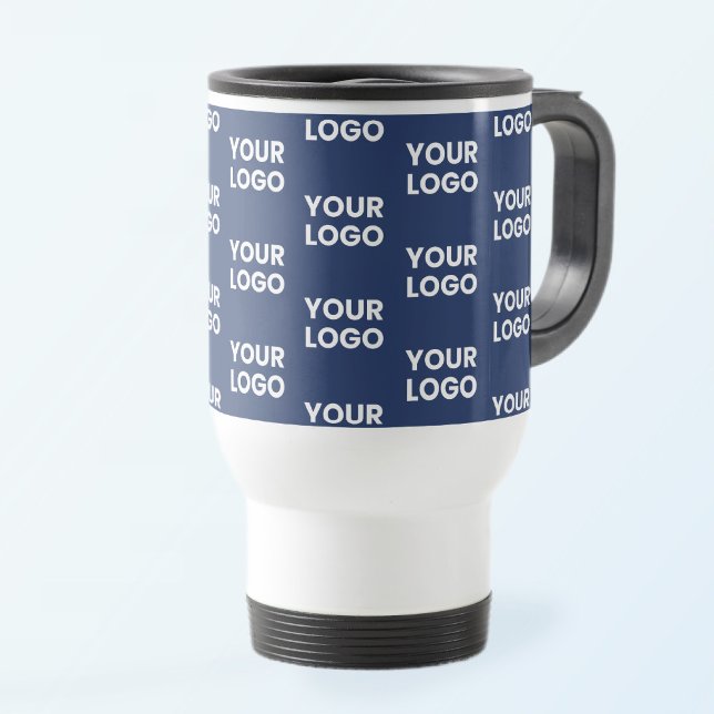 Mug De Voyage Toute image ou logo commercial modifiable Dark Nav (Créateur téléchargé)