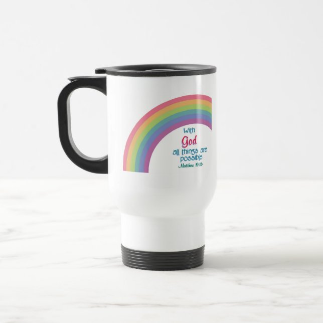 Mug De Voyage Toutes les choses sont possibles (Gauche)