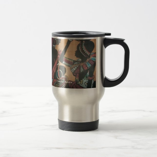Mug De Voyage Tradition et culture Masaï Design Motif d'art (Droit)