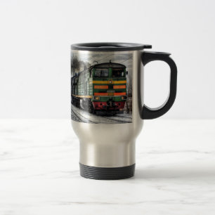 Mug De Voyage Train à vapeur ferroviaire locomotive Steampunk de