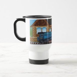Mug De Voyage Train à vapeur vintage à la gare