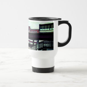 Mug De Voyage Train rouge et blanc