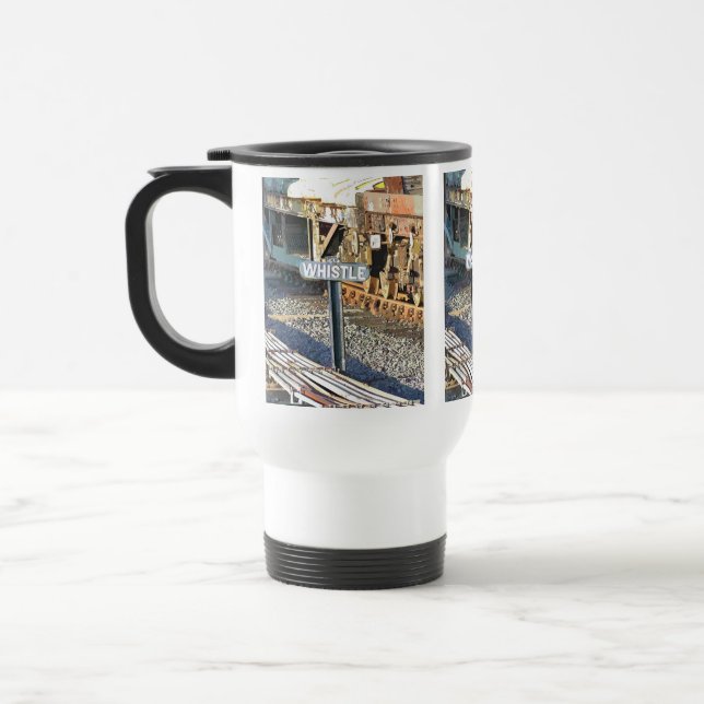 MUG DE VOYAGE TRAINS À VAPEUR (Gauche)