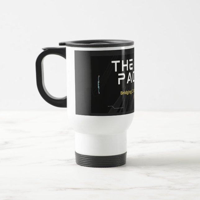 Mug De Voyage "Tranquillité tropicale : Sipper à café de l'Indo  (Gauche)